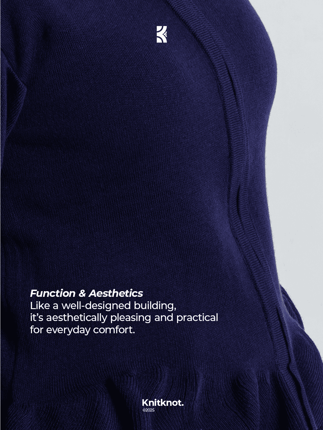 Kyra Knitted Sweater - Royal Blue