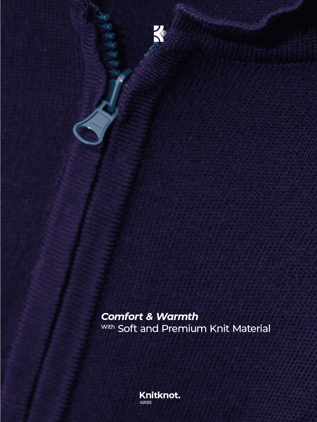 Kyra Knitted Sweater - Royal Blue