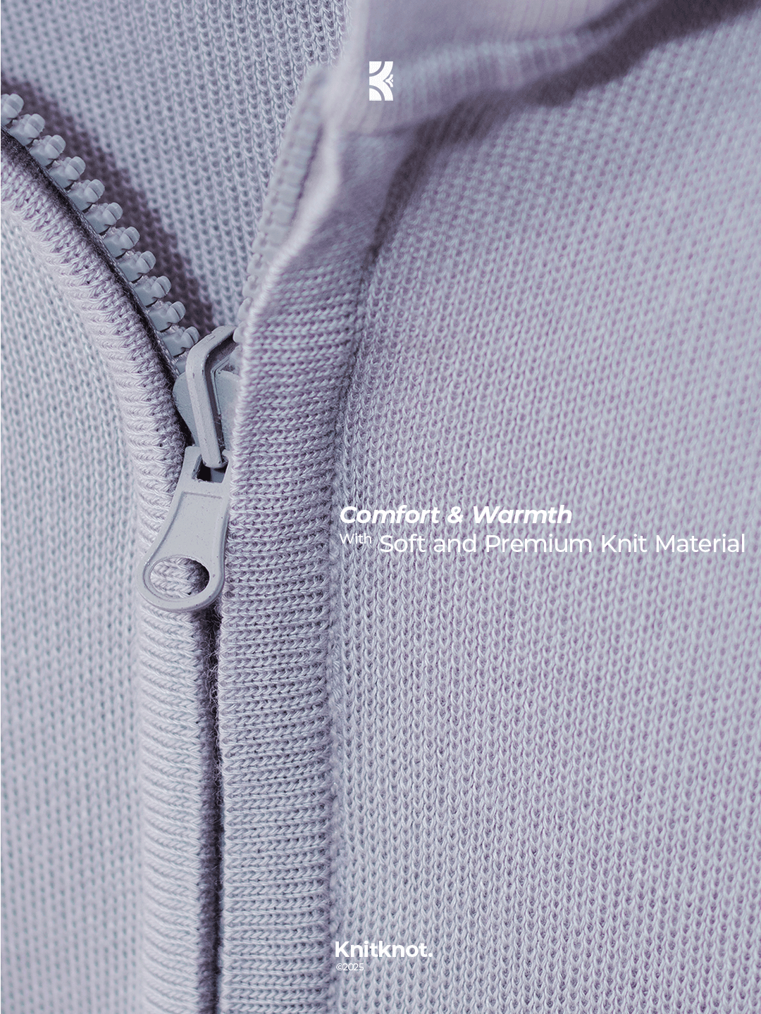 Kyra Knitted Sweater - Whisper Gray